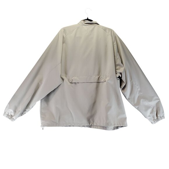 PGA Tour Jacket Mens XXL Tan Wind & Water Resistant Full Zip Essential - Picture 8 of 9